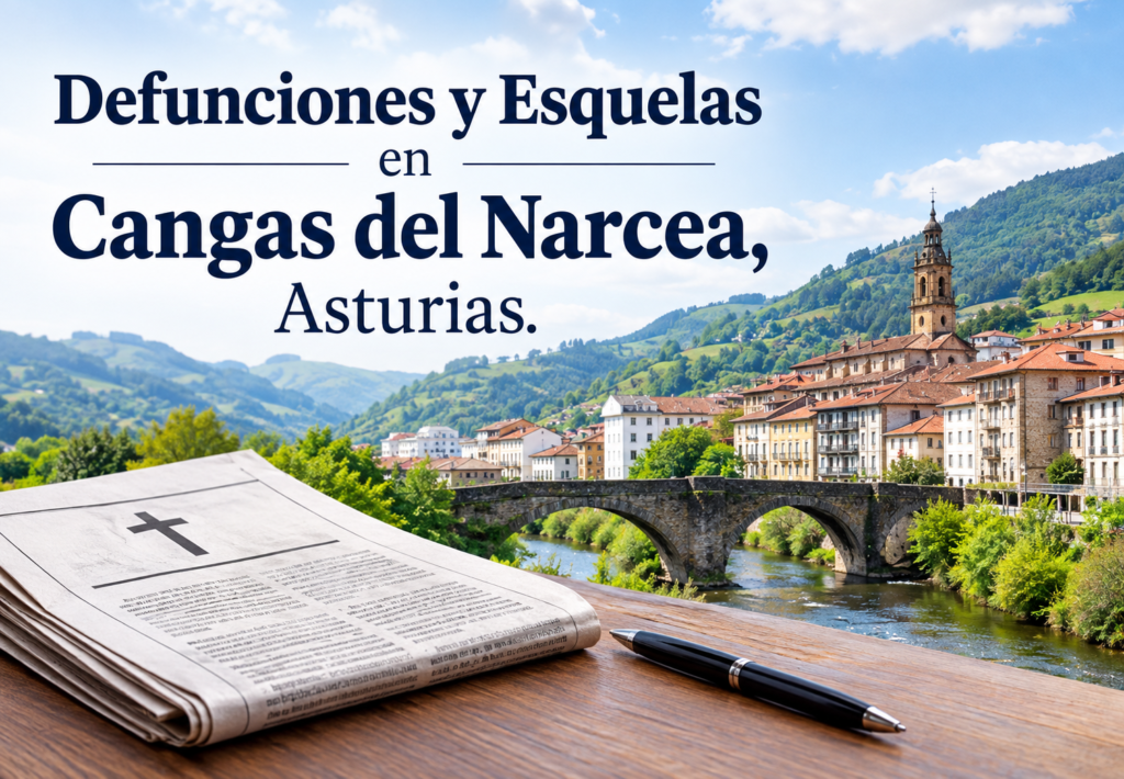 Defunciones y Esquelas en Cangas del Narcea, Asturias.