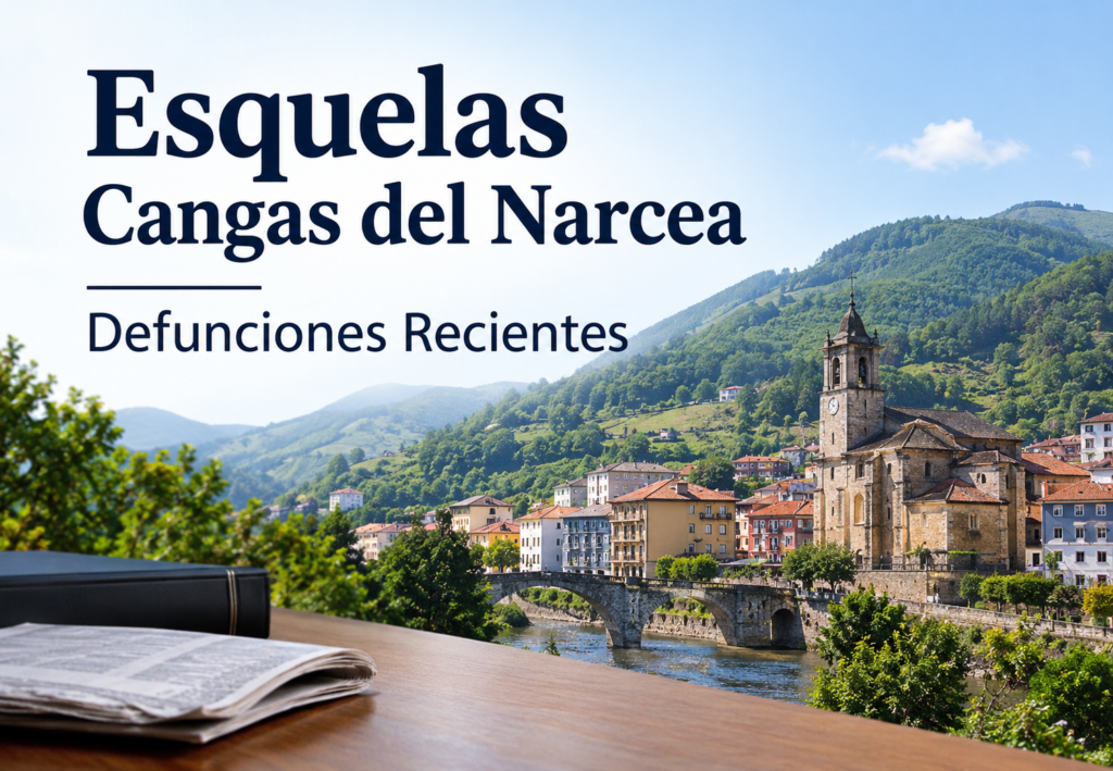 Esquelas Cangas del Narcea · Defunciones Recientes