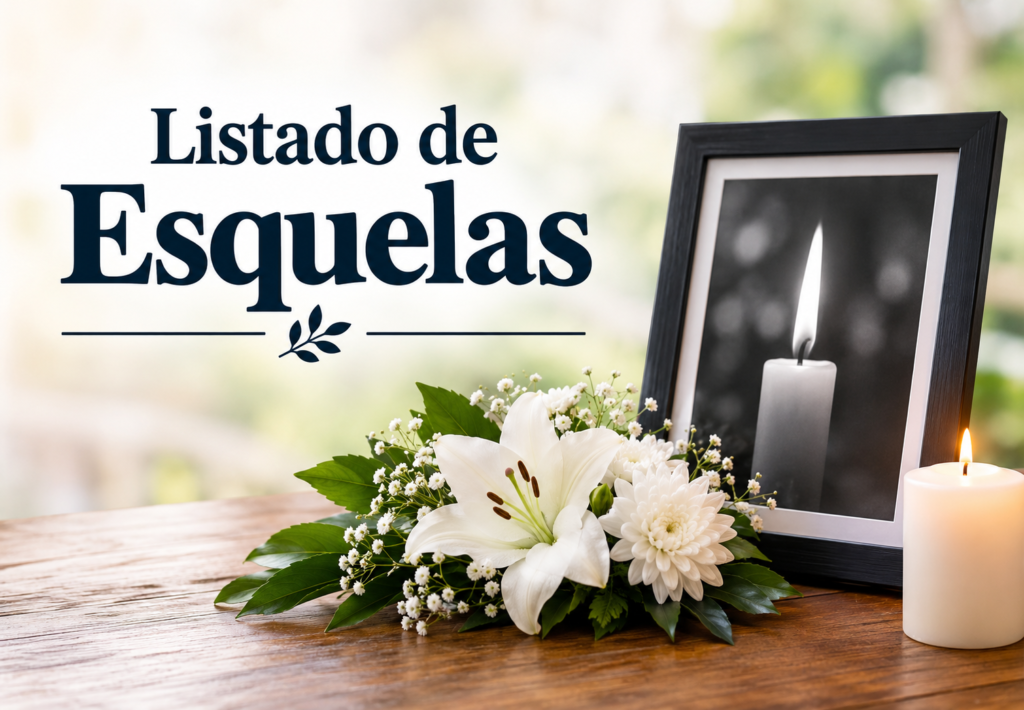 Listado de esquelas